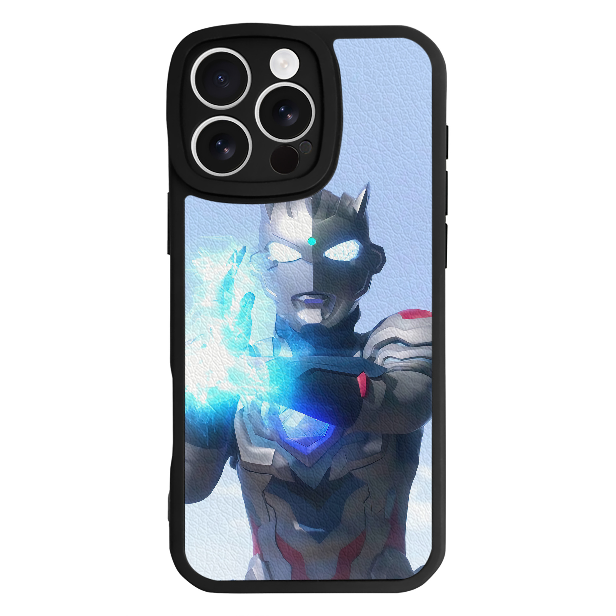 （画像用） ウルトラマン Ultraman 【iPhone 16シリーズ対応】シリコンスマホケース（レザー調） 材質：シリコン